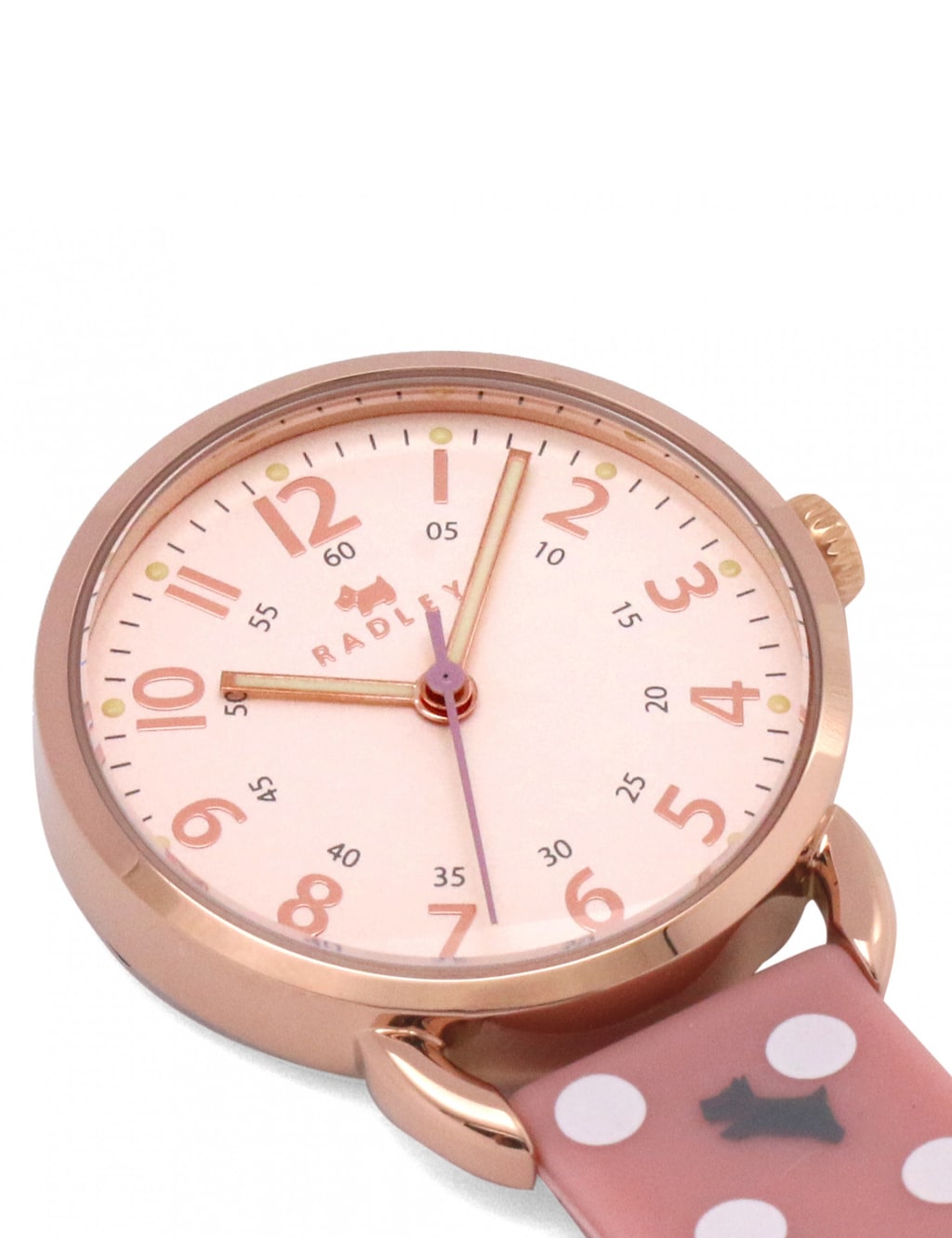 Radley Dog Print Nurses Fob Leather Watch Radley M S