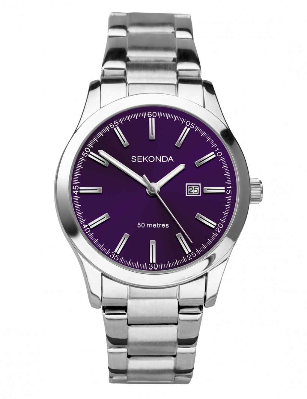 Sekonda Silver Tone Bracelet Quartz Watch 1 of 6