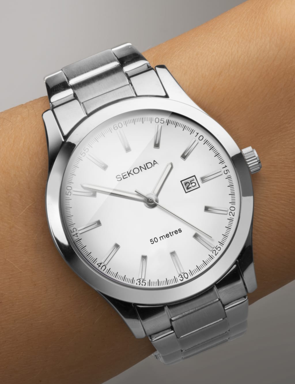 Sekonda Silver Stainless Steel Watch 4 of 6