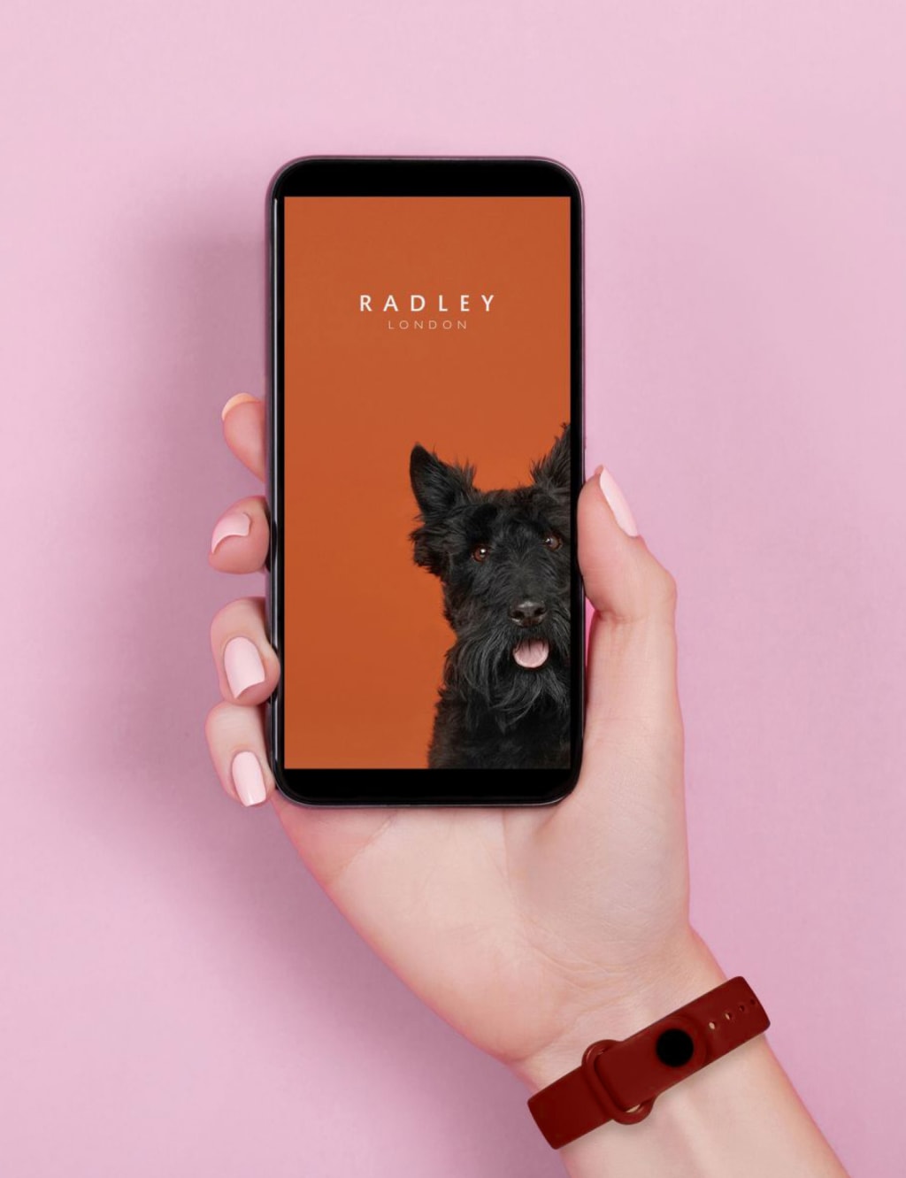 Radley Red Rubber Smart Watch 5 of 5