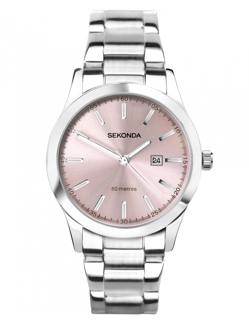 Sekonda Silver Stainless Steel Quartz Watch 1 of 5