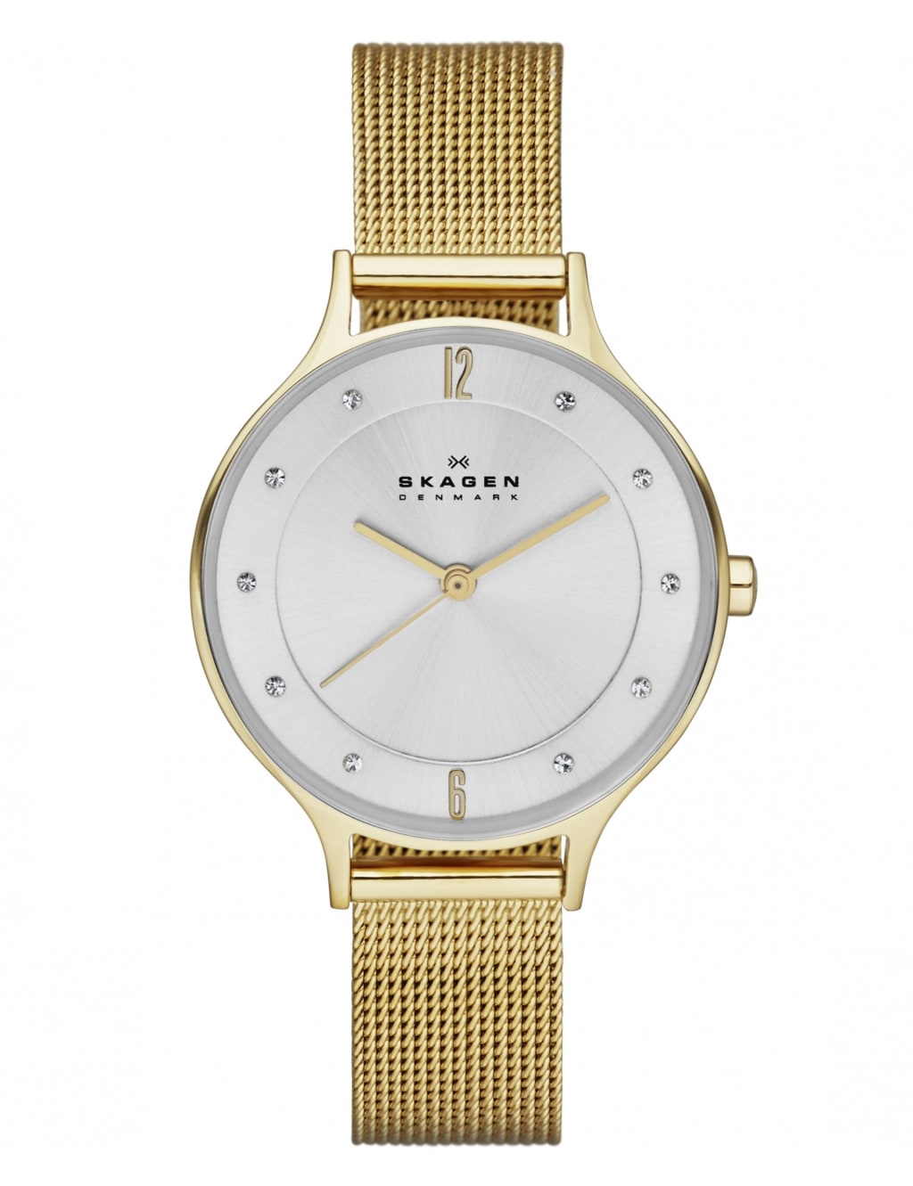 Skagen Anita Gold Stainless Steel Quartz Watch 1 of 4