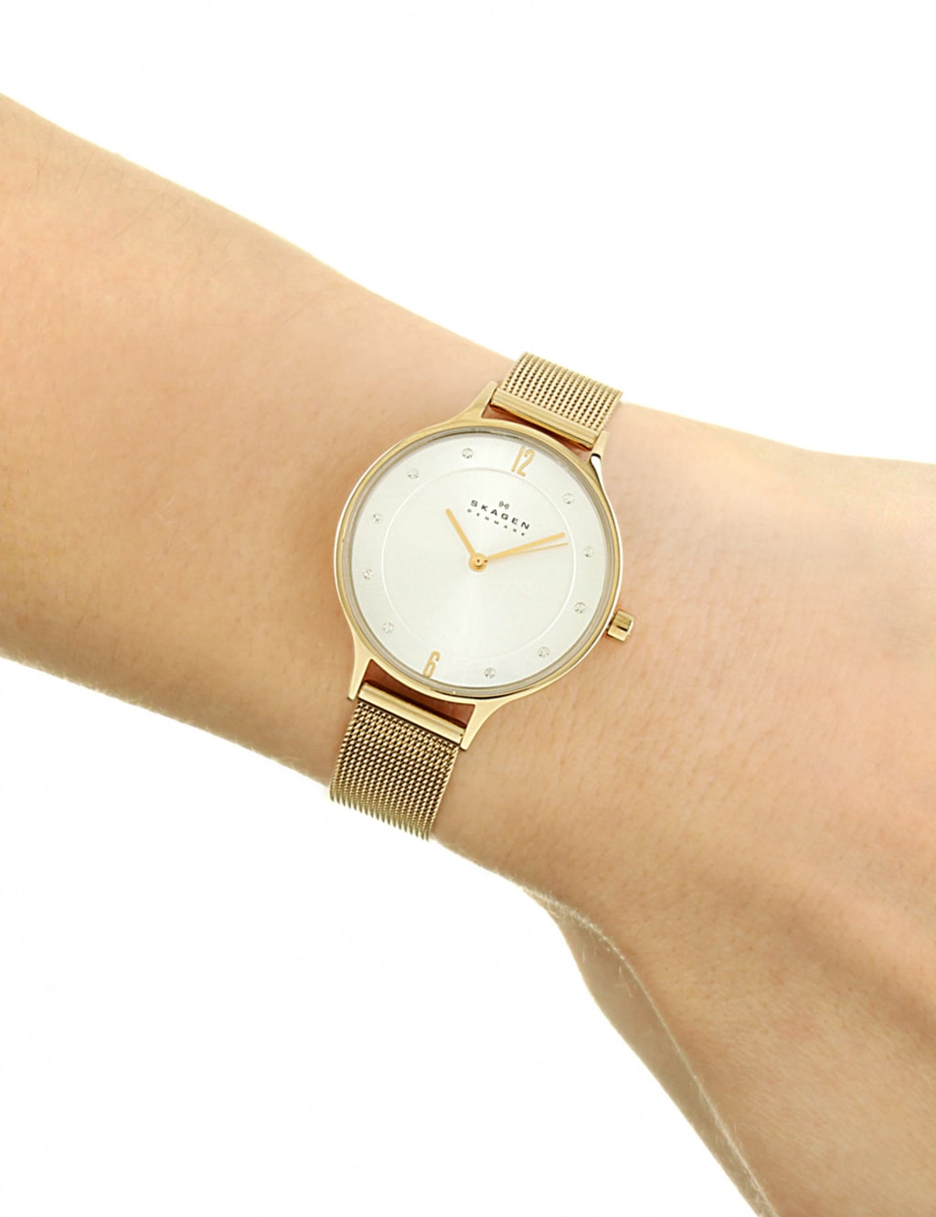 Skagen Anita Gold Stainless Steel Quartz Watch Skagen M S