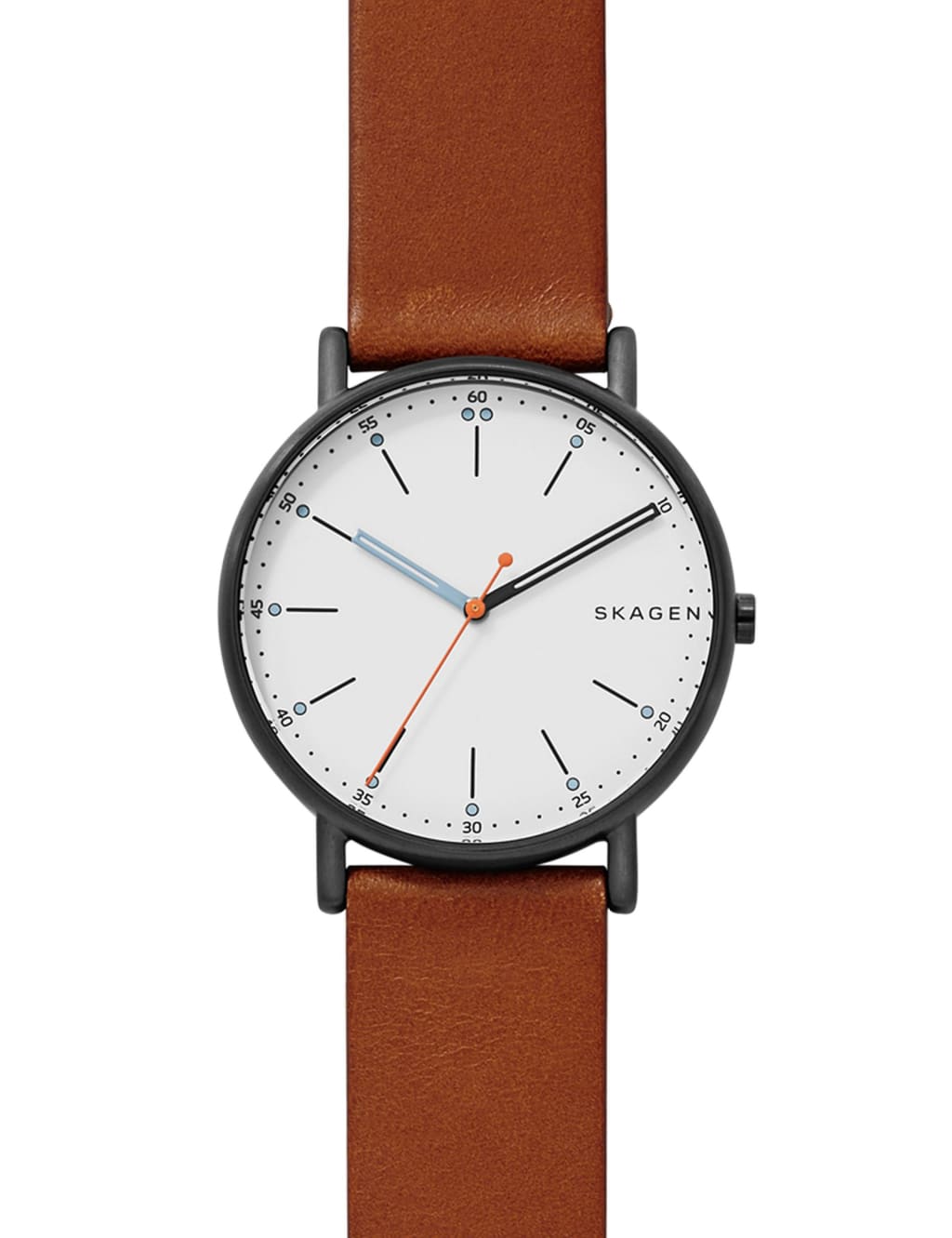 Skagen Signatur Classic Brown Leather Watch Skagen M S