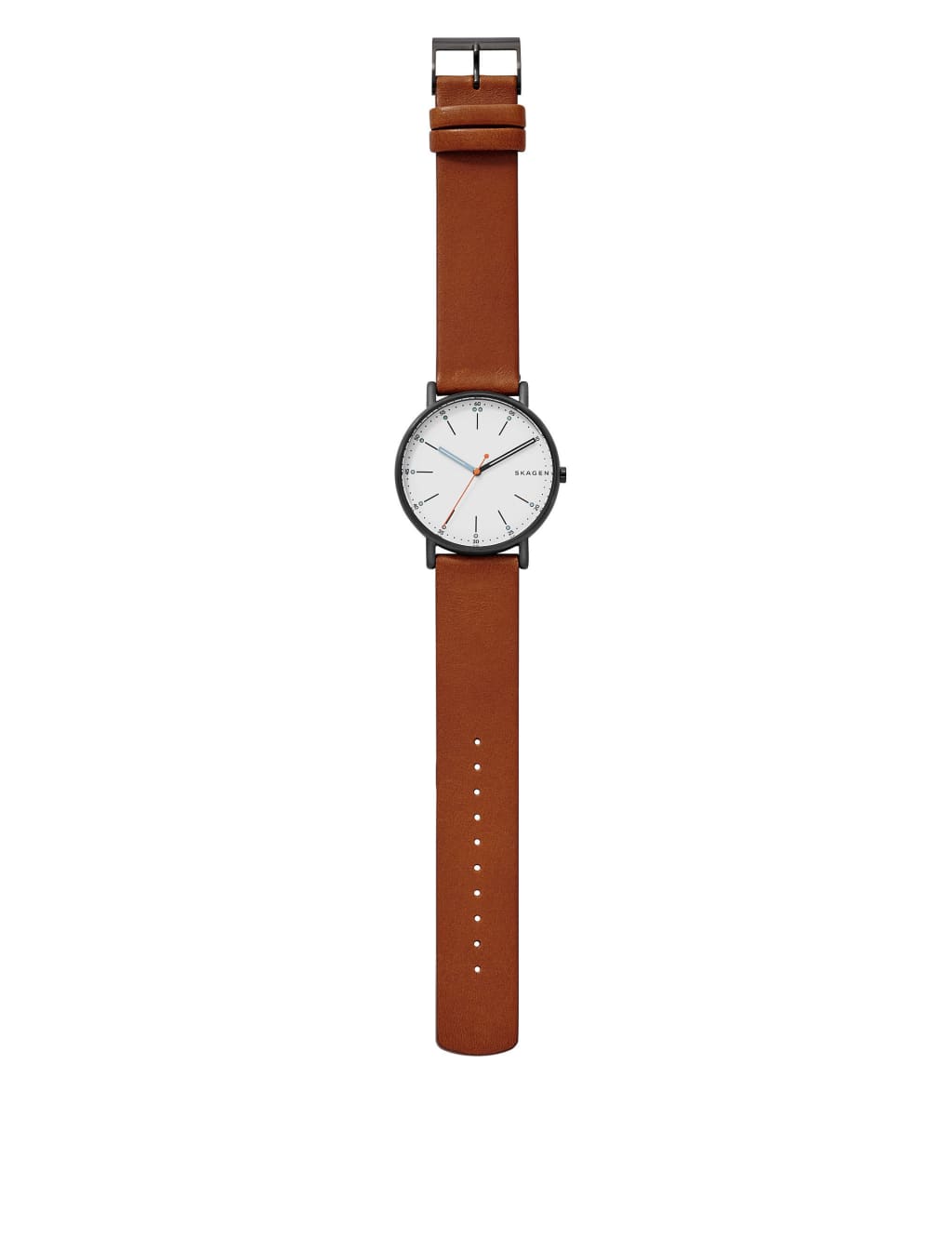 Skagen Signatur Classic Brown Leather Watch Skagen M S
