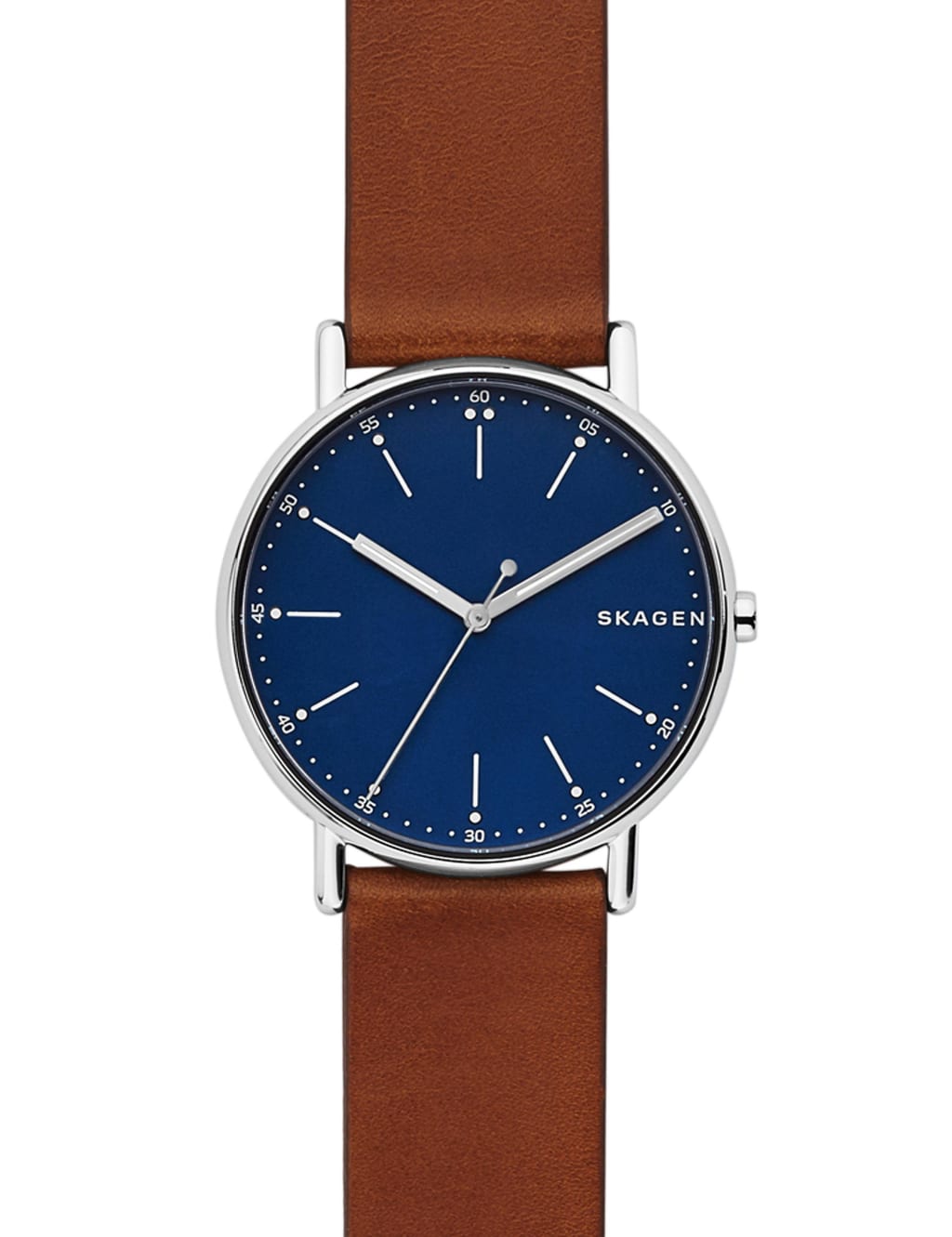 Skagen Signatur Brown Leather Watch 1 of 6