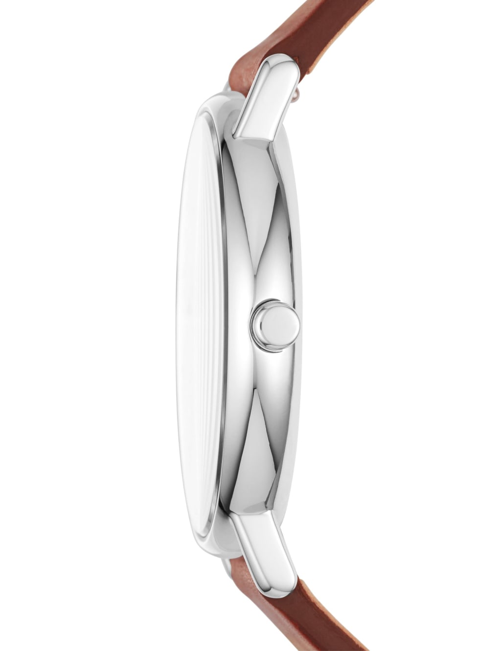 Skagen Signatur Brown Leather Watch 3 of 6