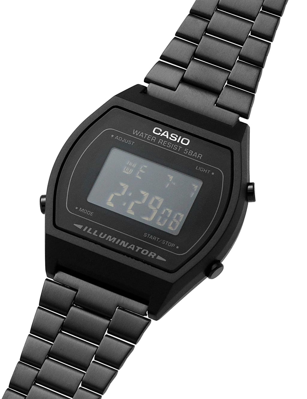 Casio Classic Black Stainless Steel Watch Casio M S