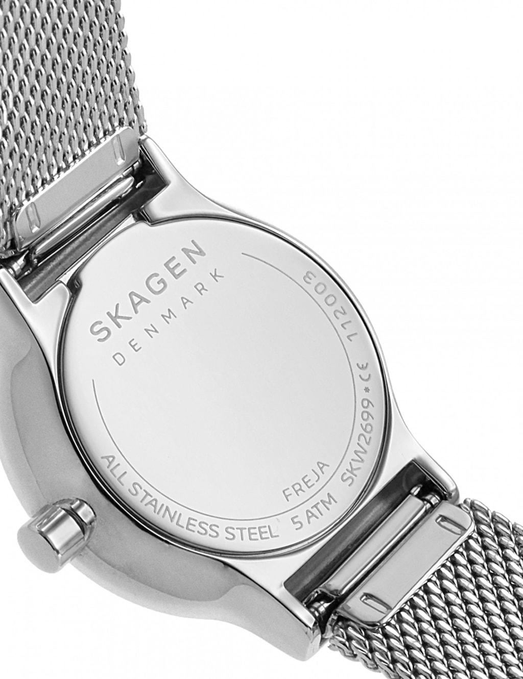 Skagen Freja Two Tone Mesh Stainless Steel Watch 4 of 7