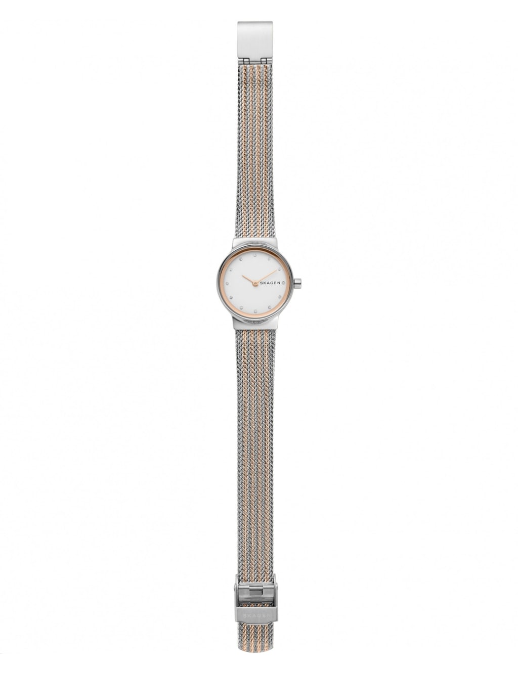 Skagen Freja Two Tone Mesh Stainless Steel Watch Skagen M S