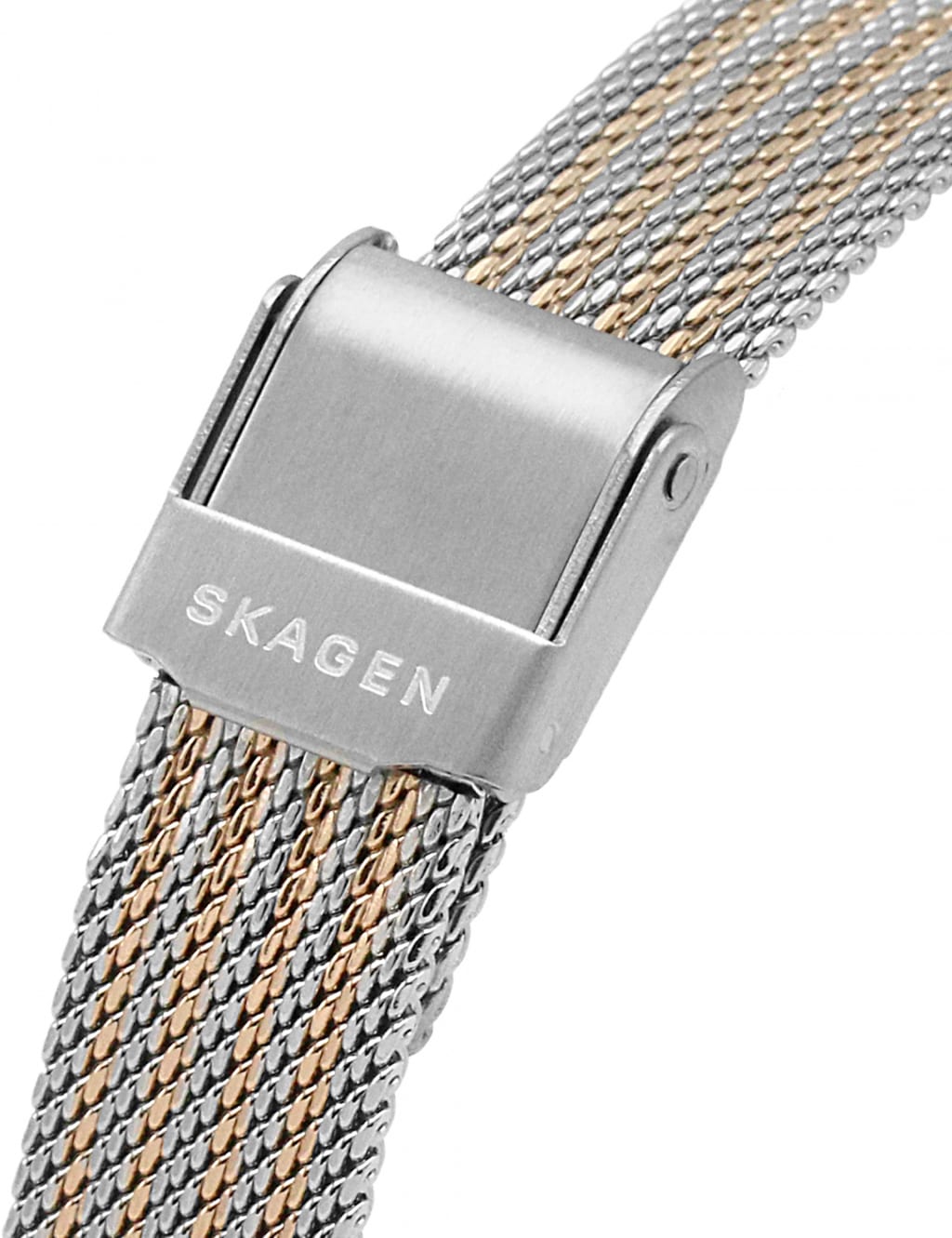 Skagen Freja Two Tone Mesh Stainless Steel Watch Skagen M S