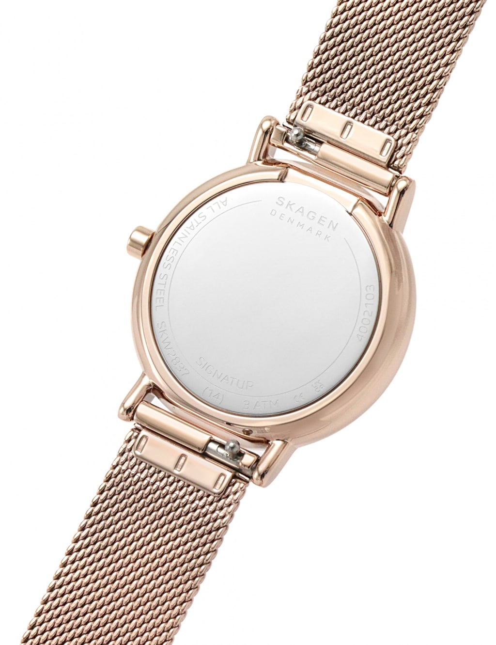 Skagen Signatur Classic Rose Gold Mesh Watch 3 of 7