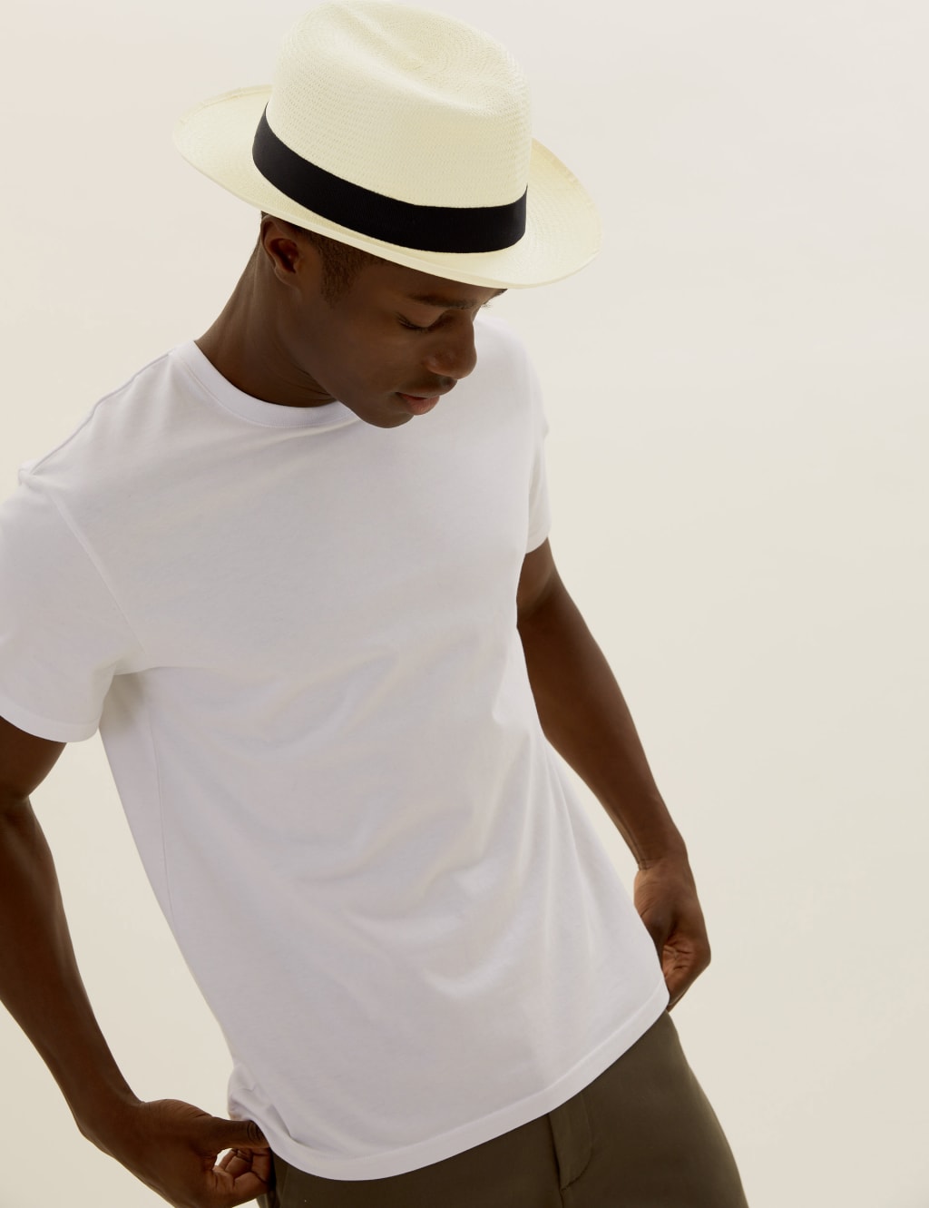 Christy s Foldable Straw Panama Hat M S Collection M S