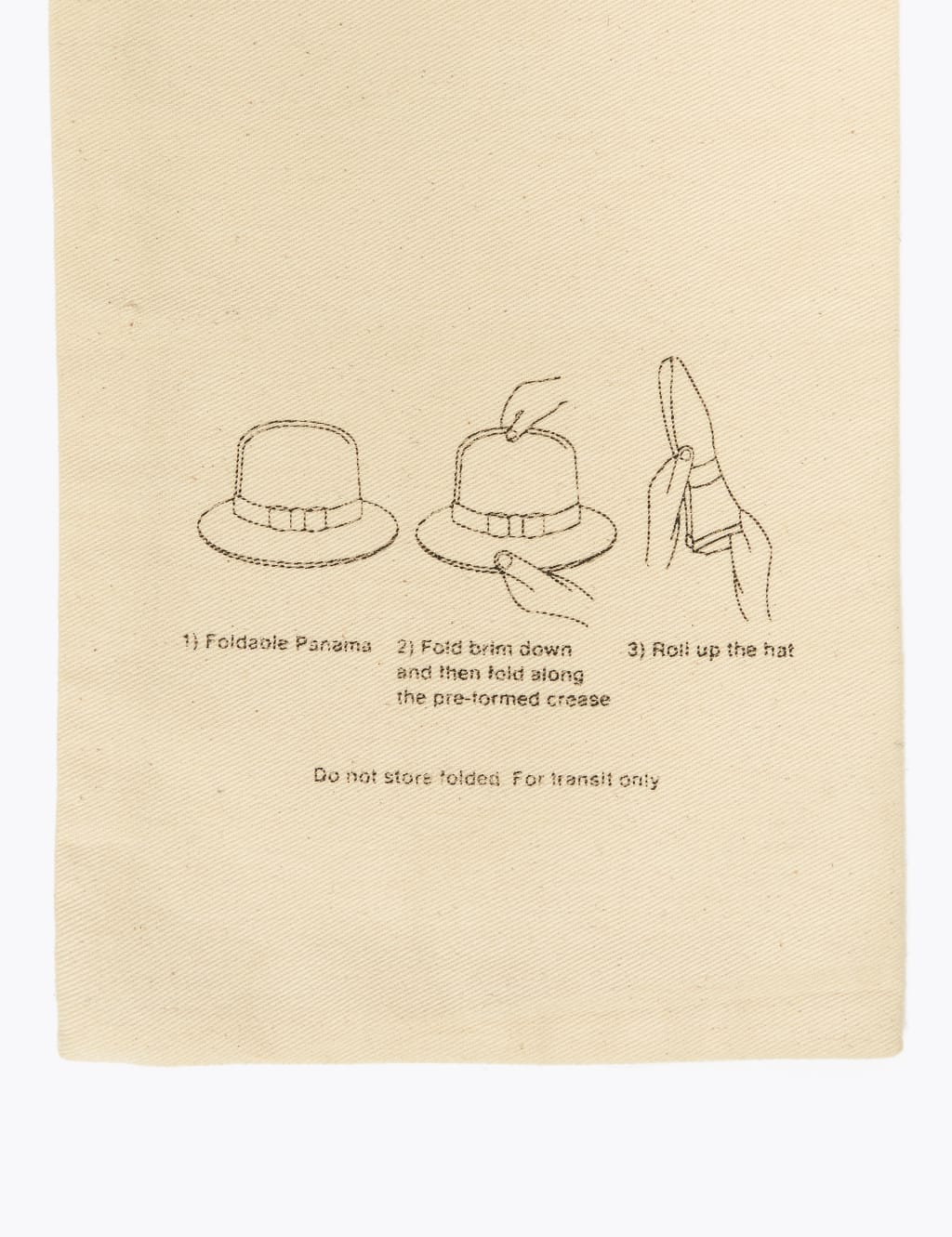 Christy's Foldable Straw Panama Hat 5 of 6