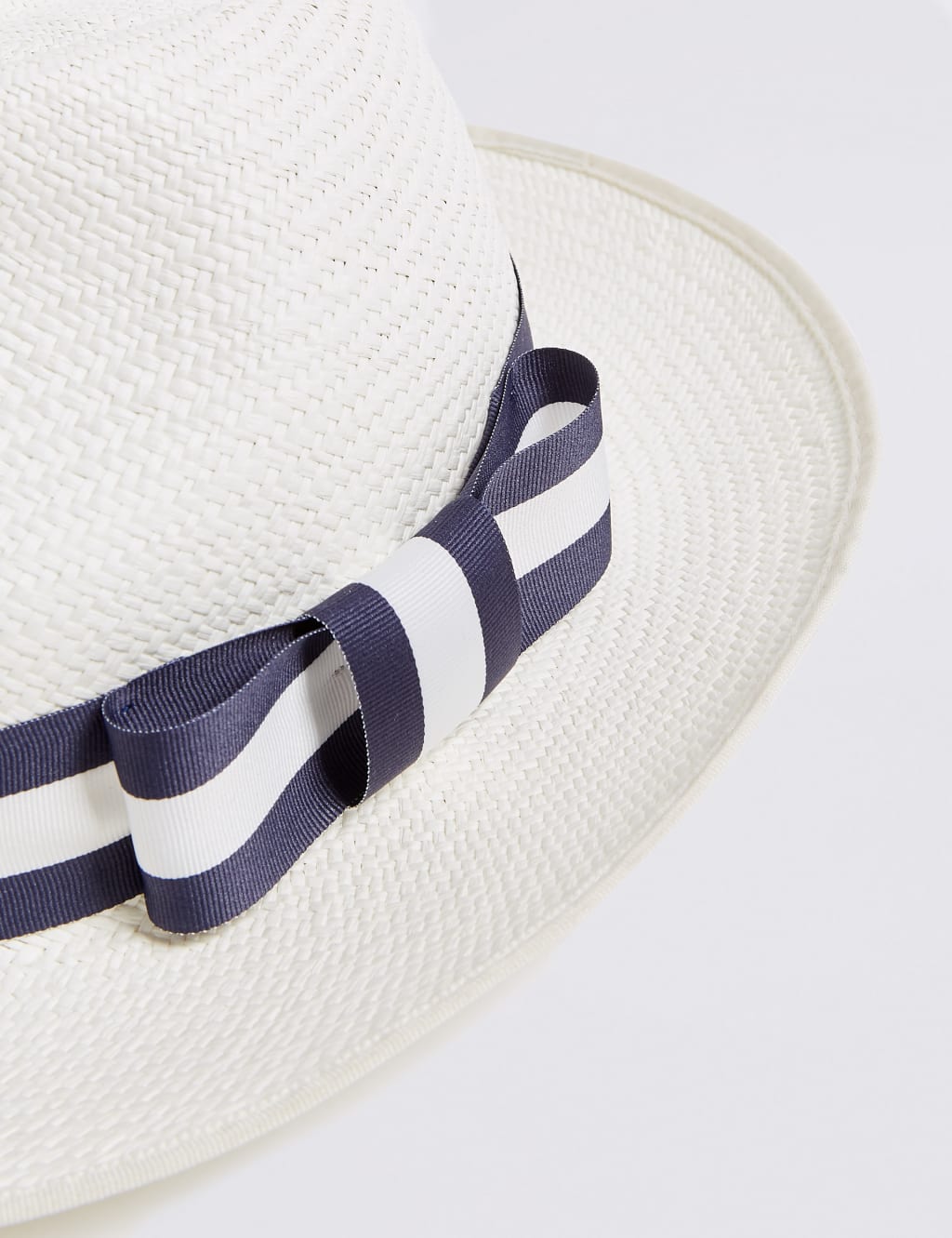 Stripe Band Panama Hat 3 of 4