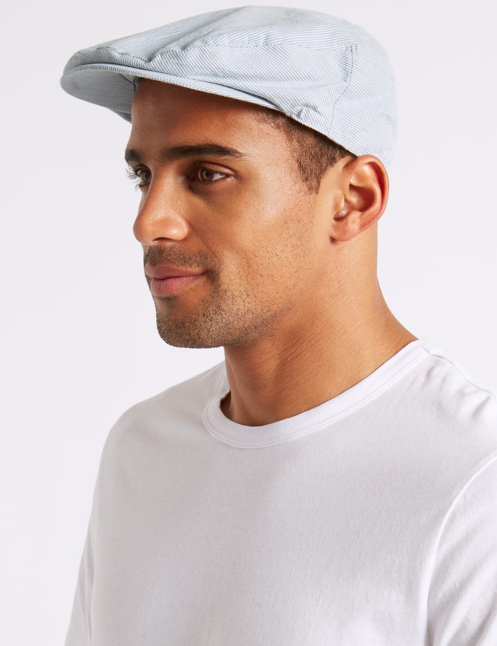 Seersucker newsboy cap shop
