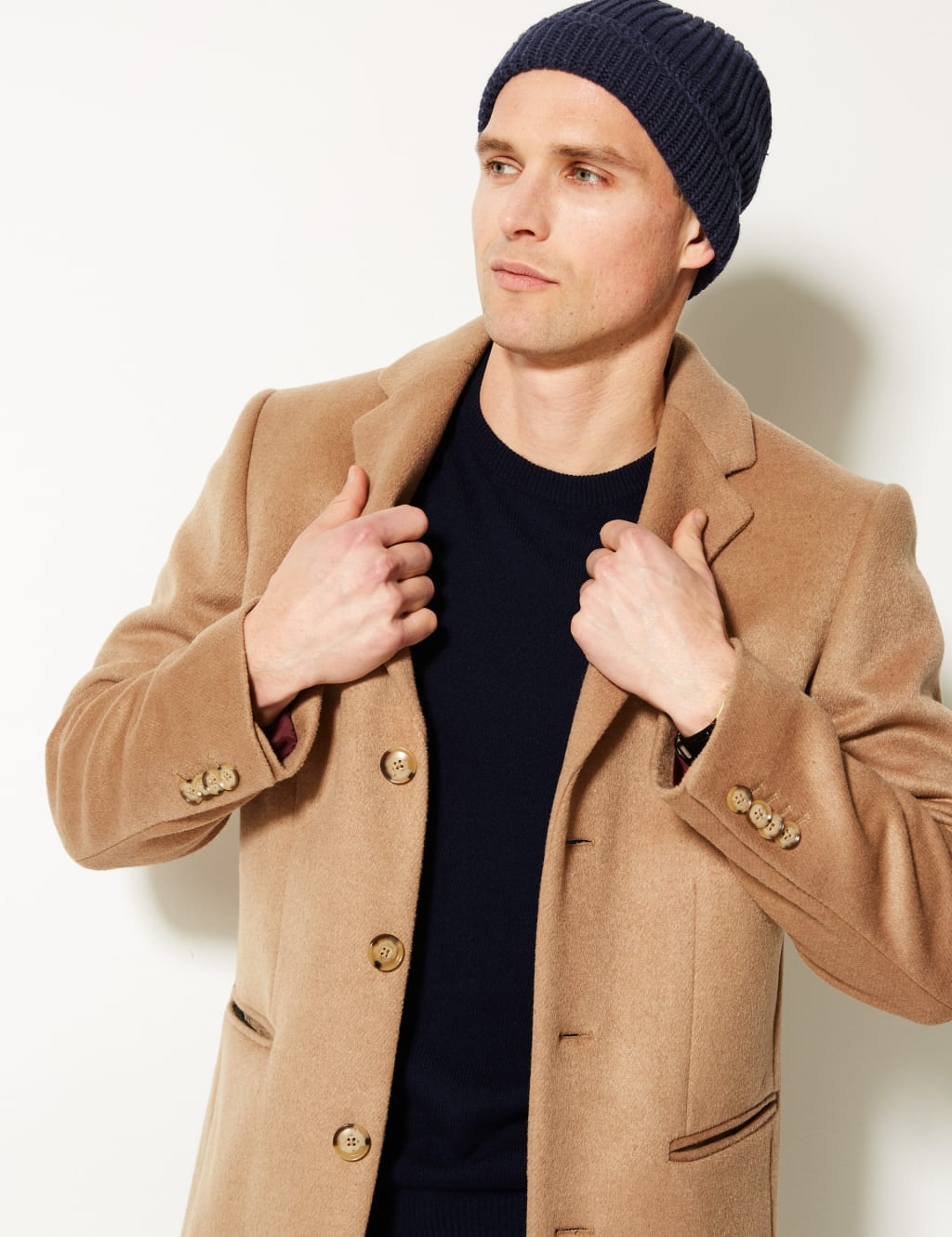 Ribbed Beanie Hat 2 of 2