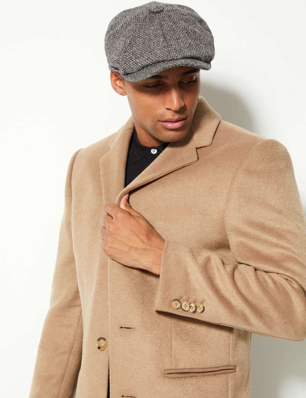 Pure Wool Baker Boy Cap Stormwear M S Collection M S