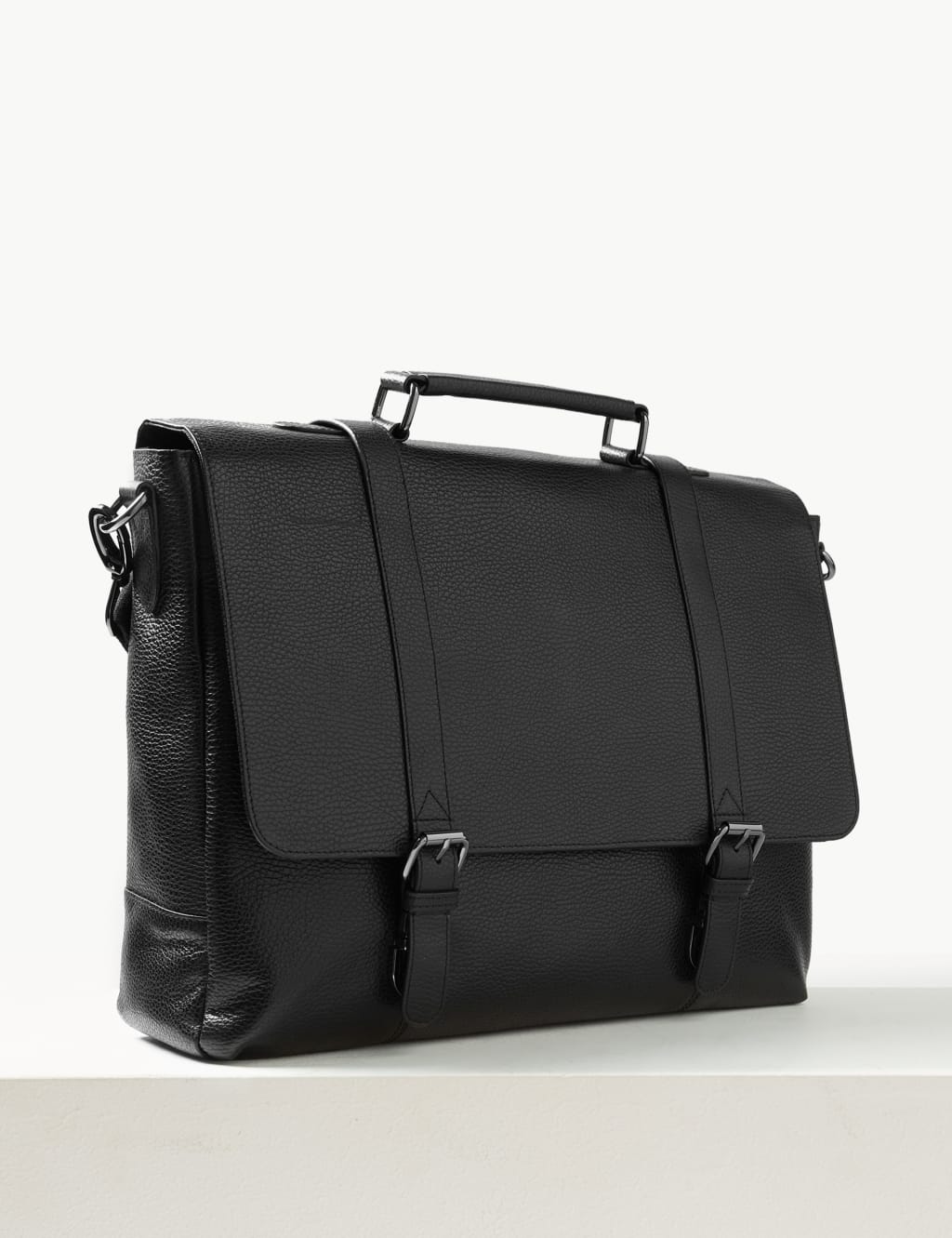 Leather Briefcase M S Collection M S