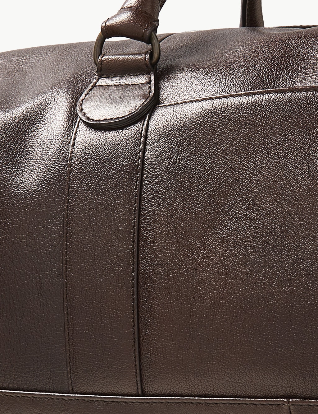 Casual Leather Holdall 6 of 7