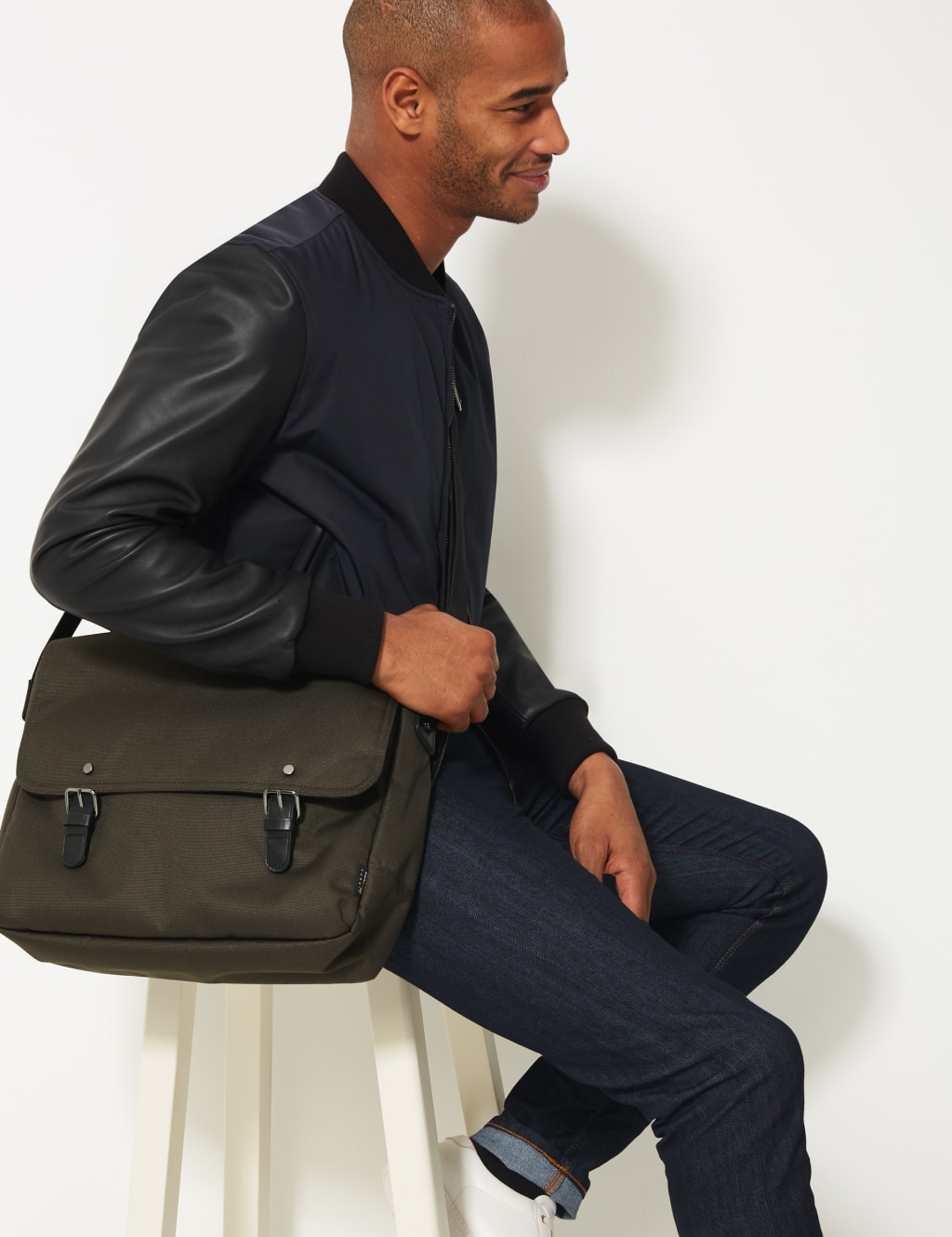 Scuff Resistant Cordura Messenger Bag M S Collection M S