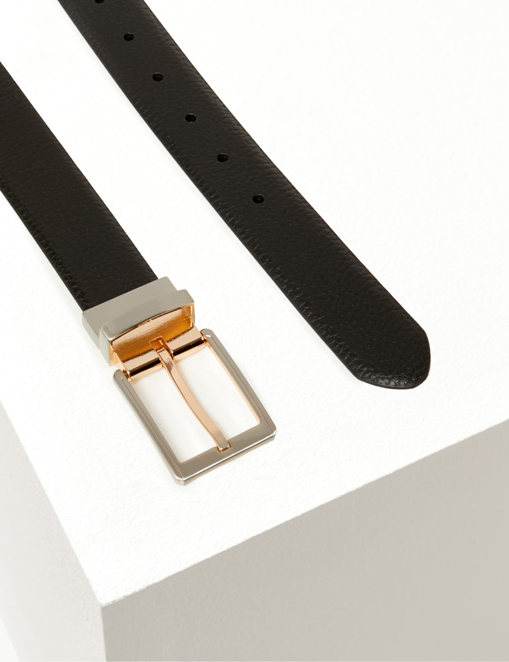Leather Textured Reversible Belt 4 of 6