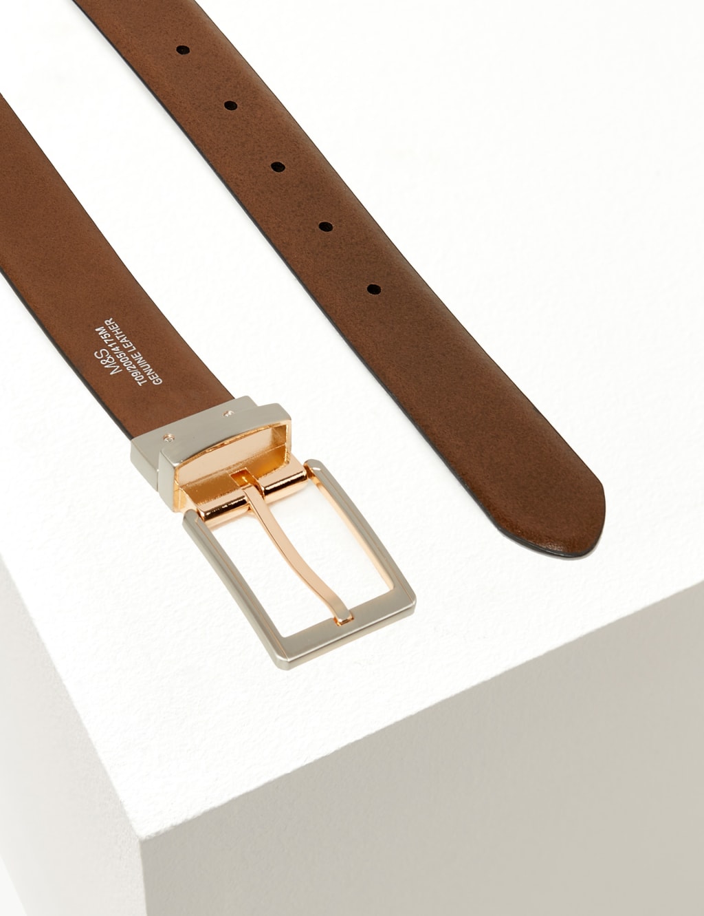 Leather Textured Reversible Belt 5 of 6