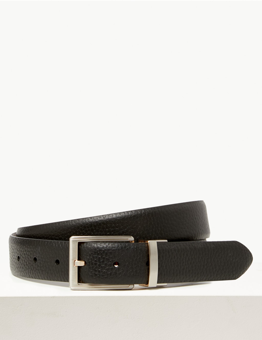 Leather Textured Reversible Belt 2 of 6