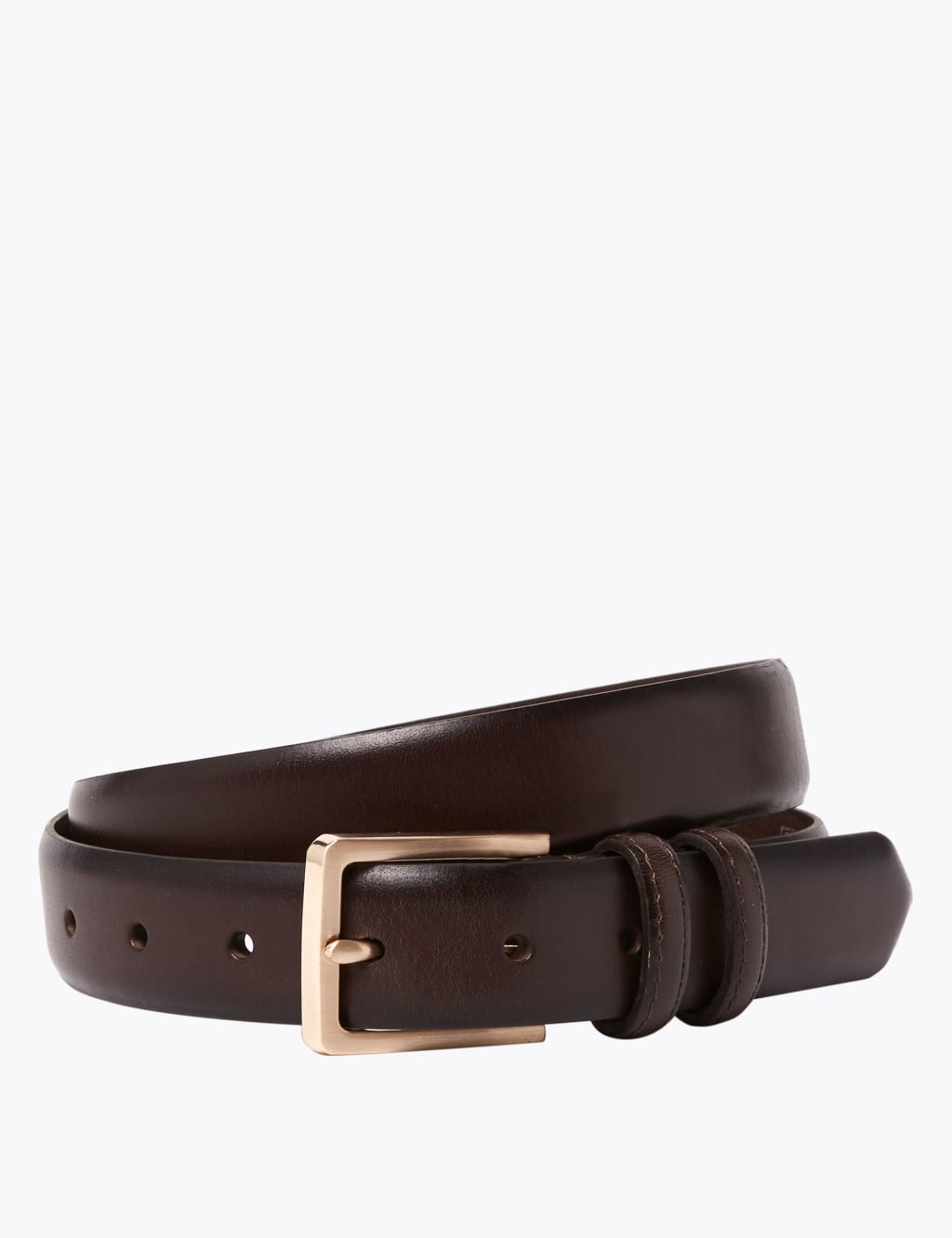 Italian Leather Slim Belt 2 of 3