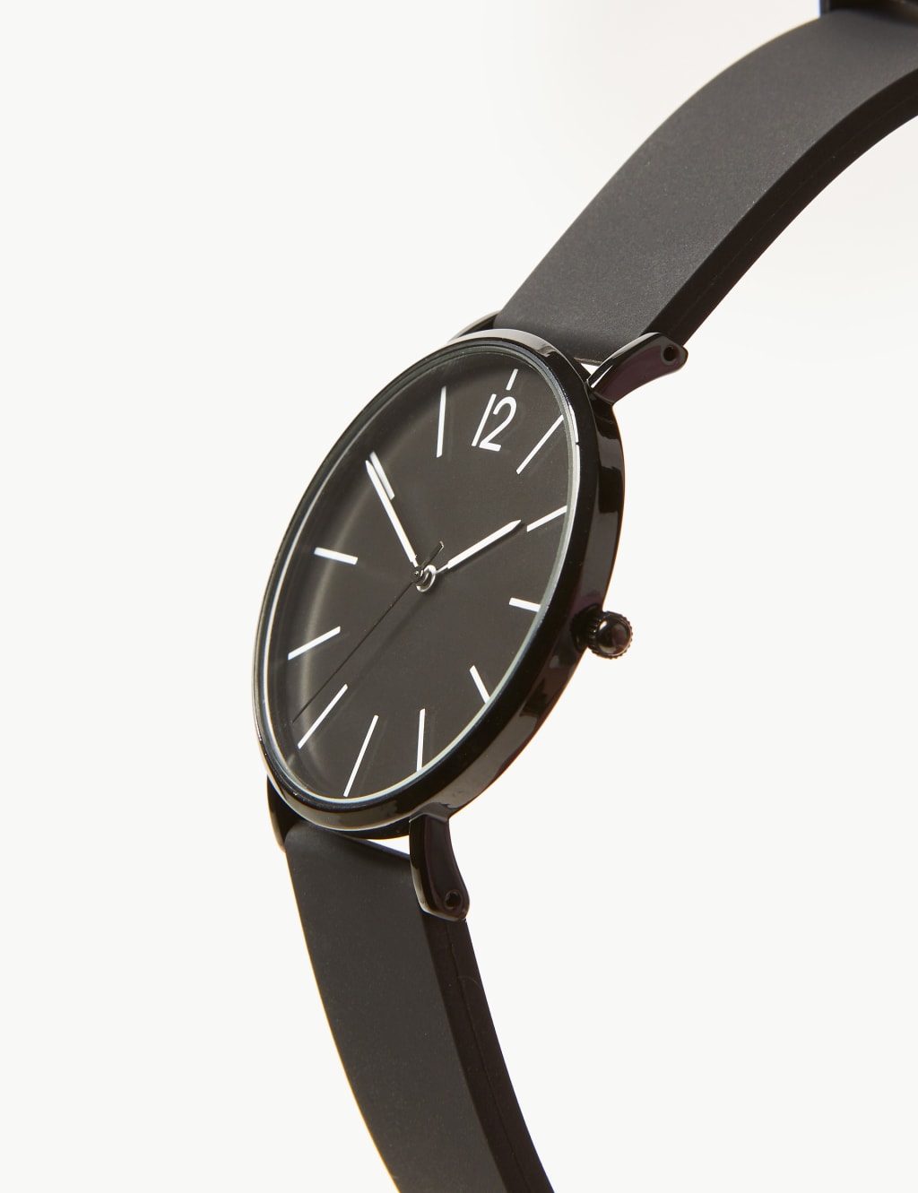 Silicone Strap Watch M S Collection M S