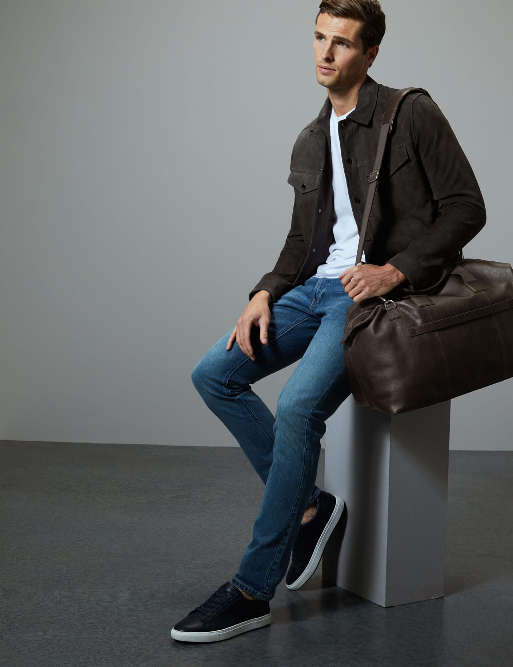 Premium Leather Weekend Bag Autograph M S