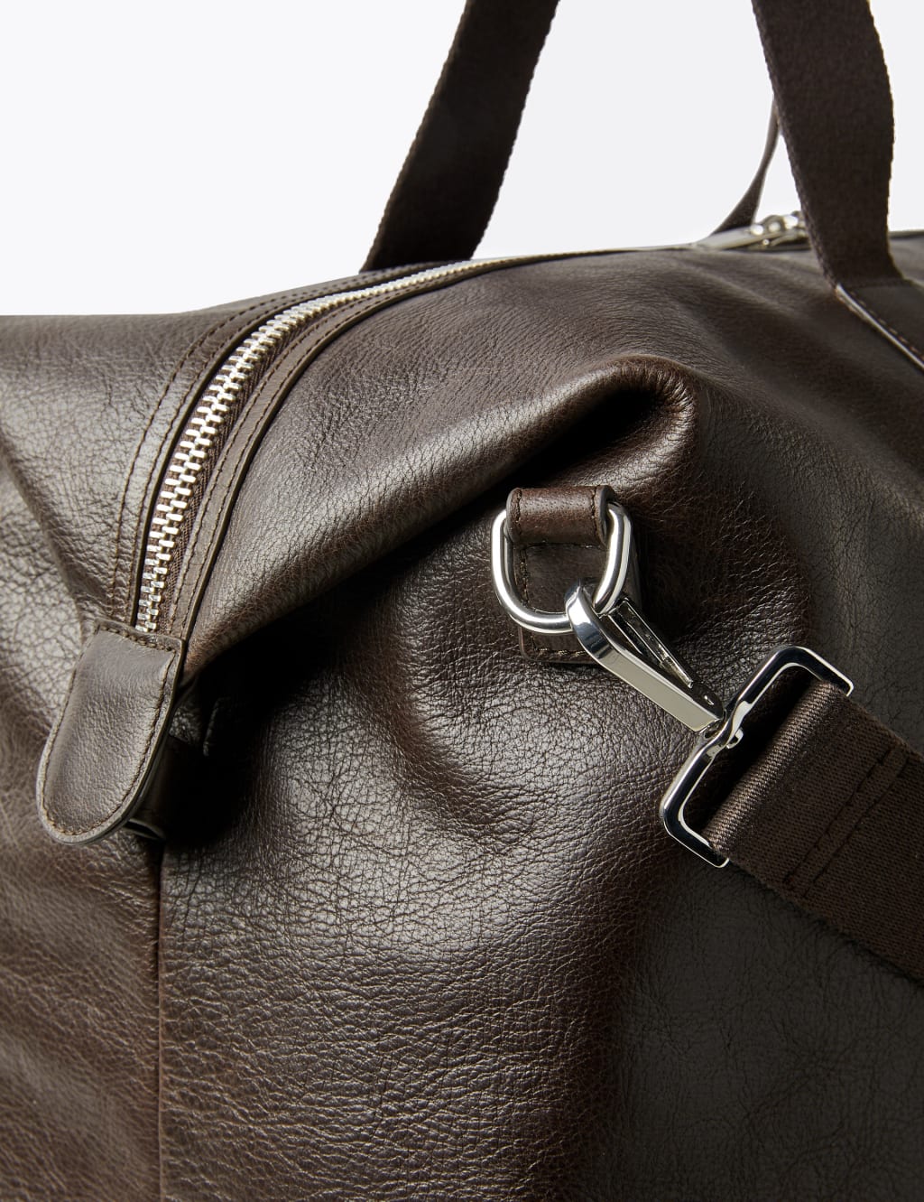 Casual Leather Large Holdall 6 of 9