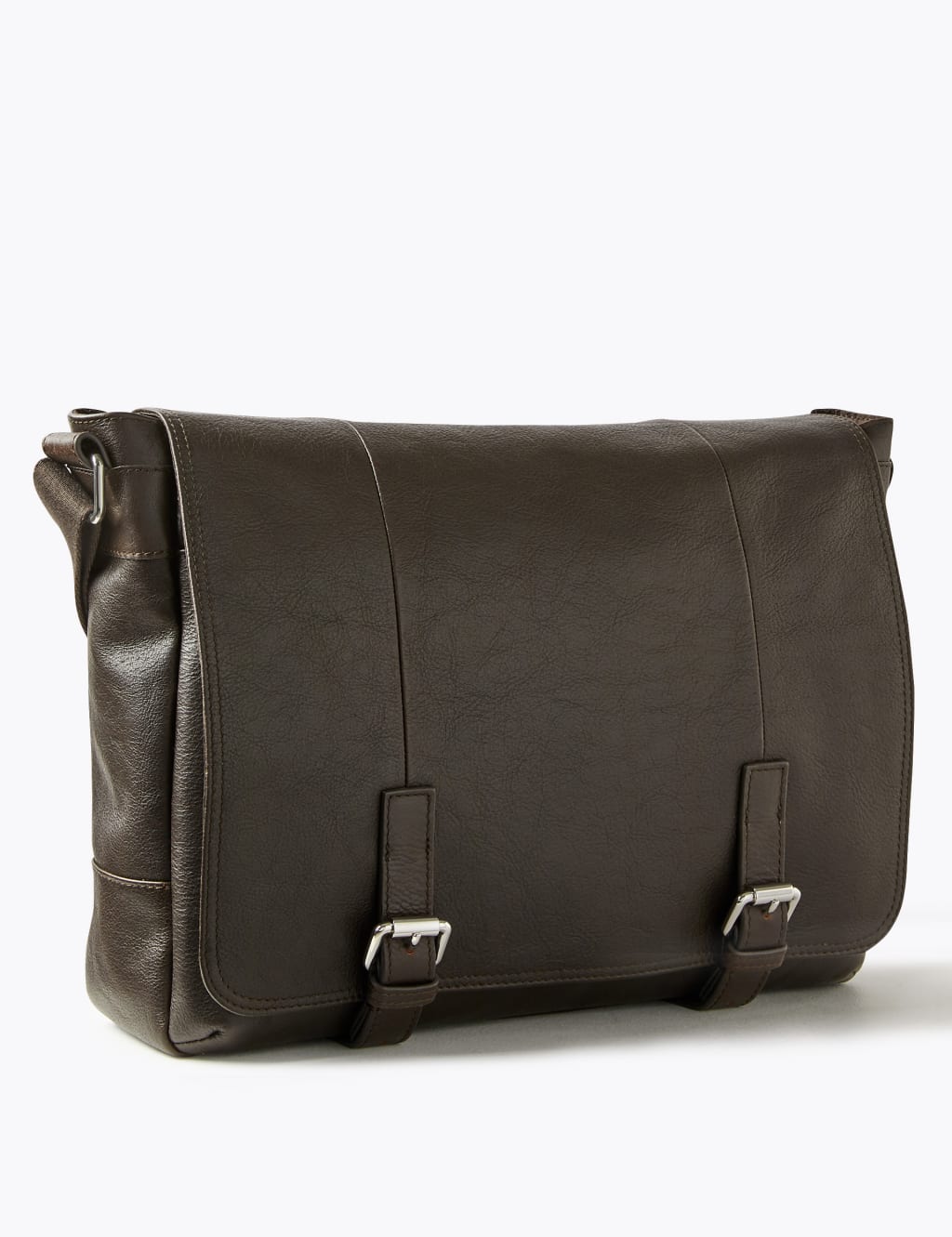 Premium Leather Messenger Bag 3 of 7