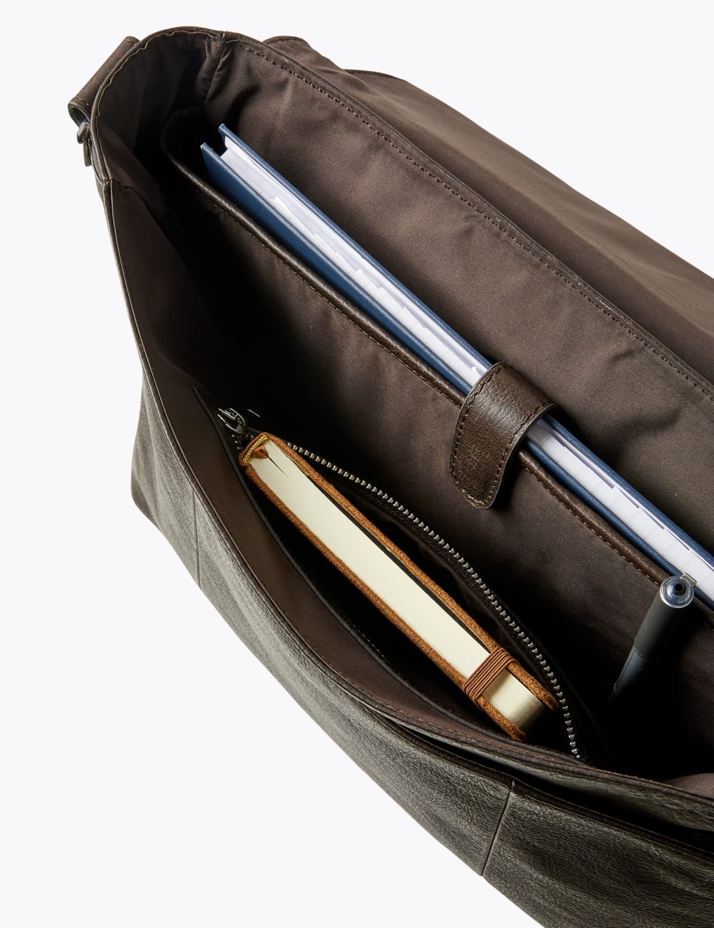 Premium Leather Messenger Bag 5 of 7