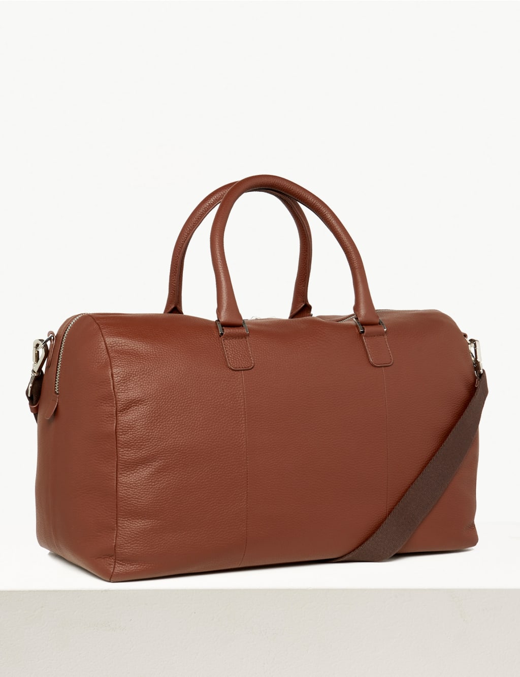 Leather Weekend Bag M S Collection M S