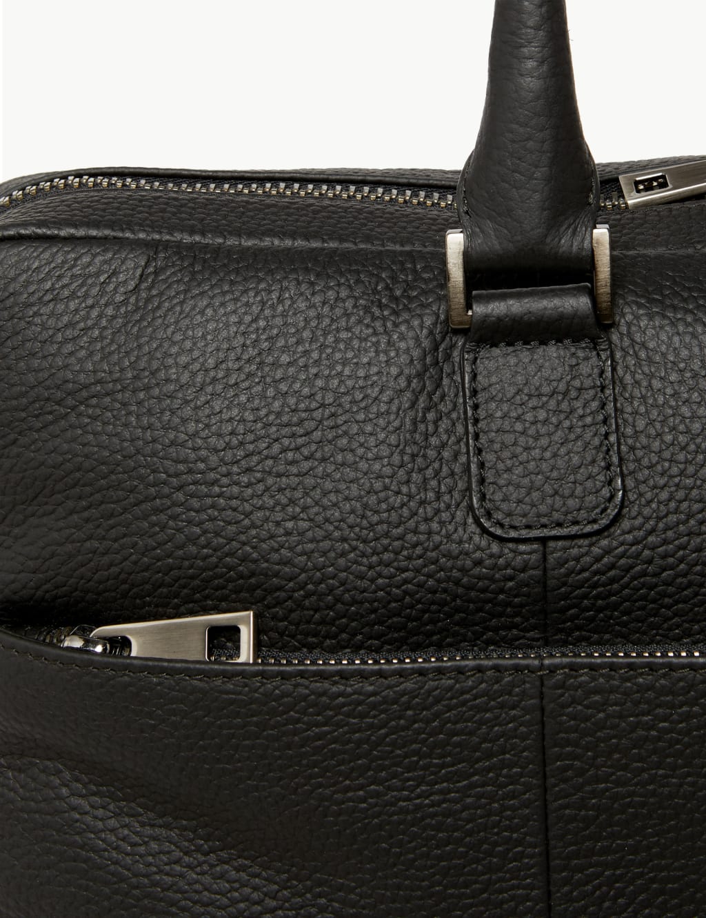 Leather Briefcase M S Collection M S