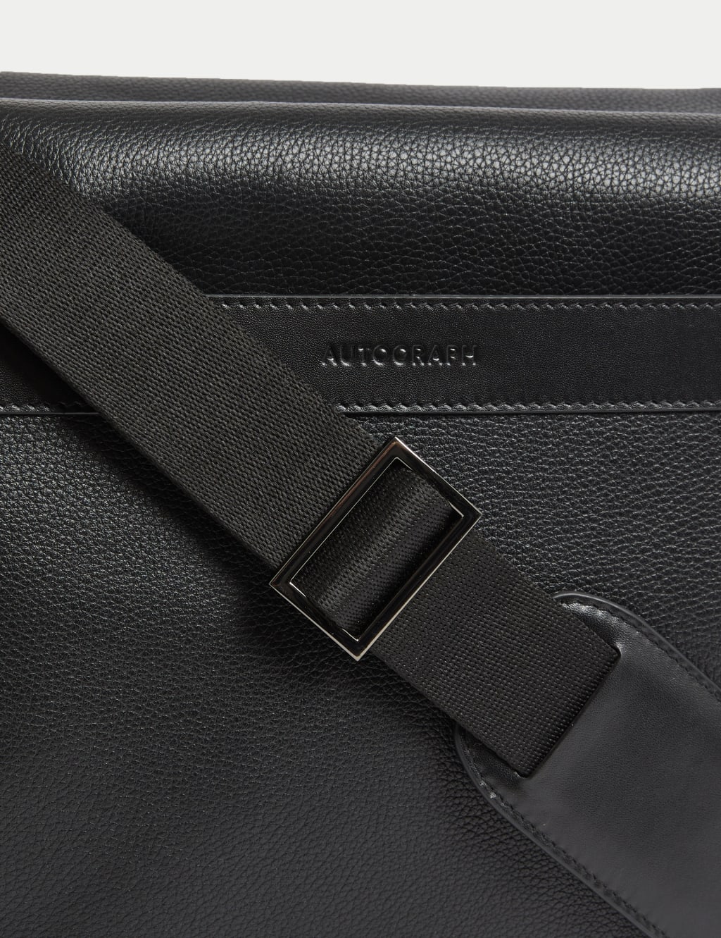 Marks and spencer leather messenger bag online