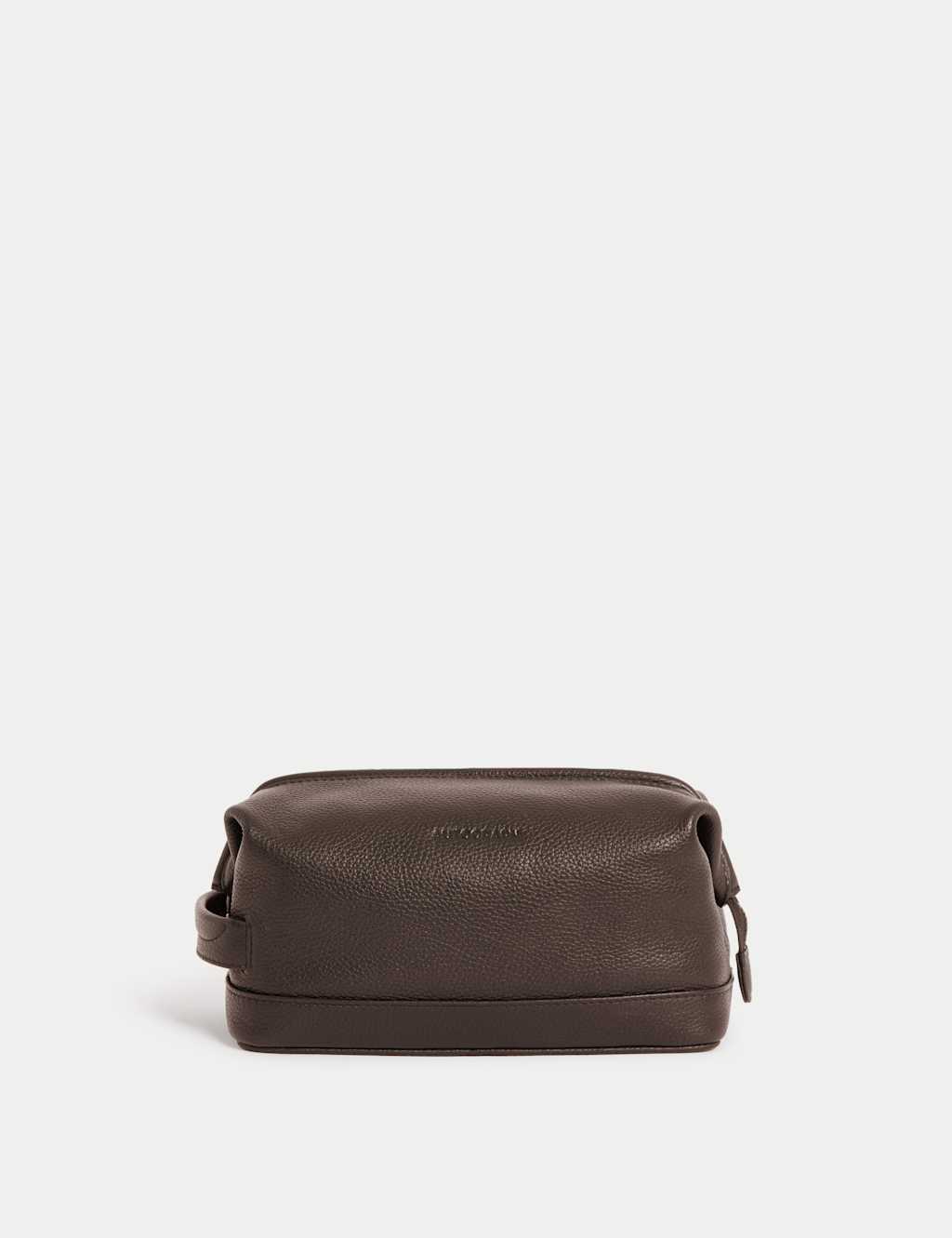 Leather Pebble Grain Washbag 1 of 3