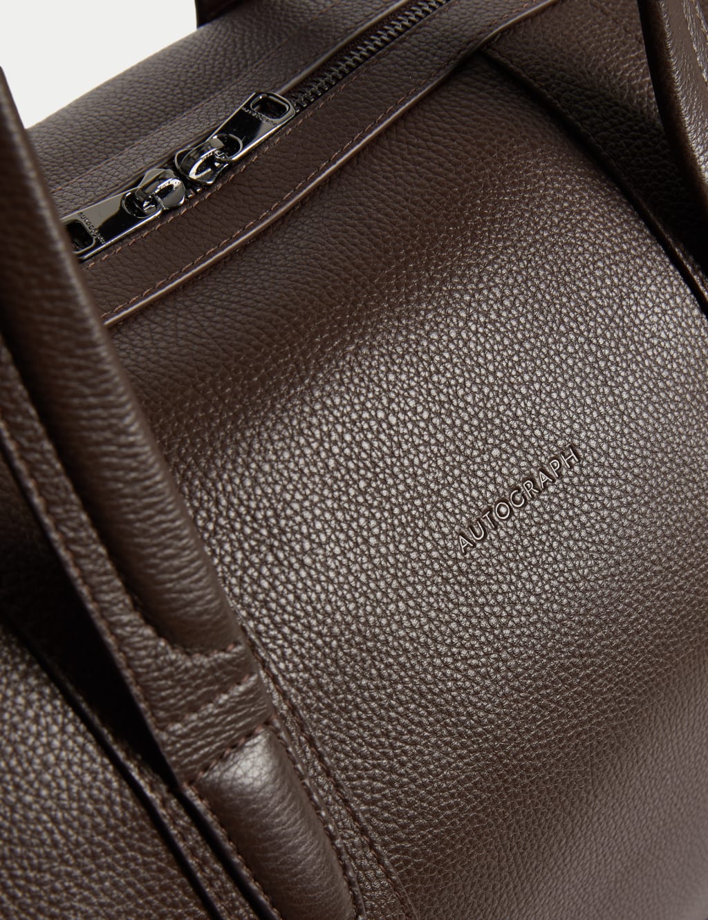 Leather Pebble Grain Weekend Bag 2 of 4