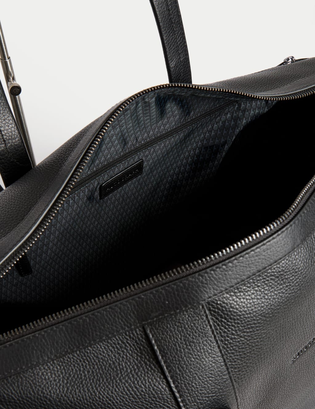 Leather Pebble Grain Weekend Bag 4 of 4