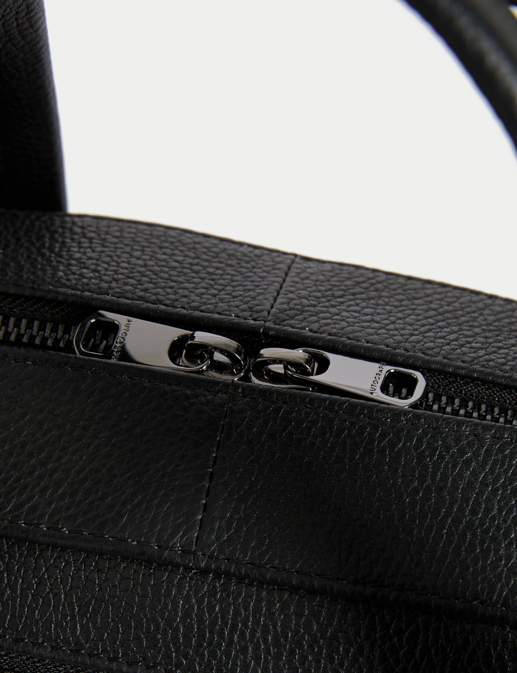 Leather Pebble Grain Laptop Bag 2 of 4