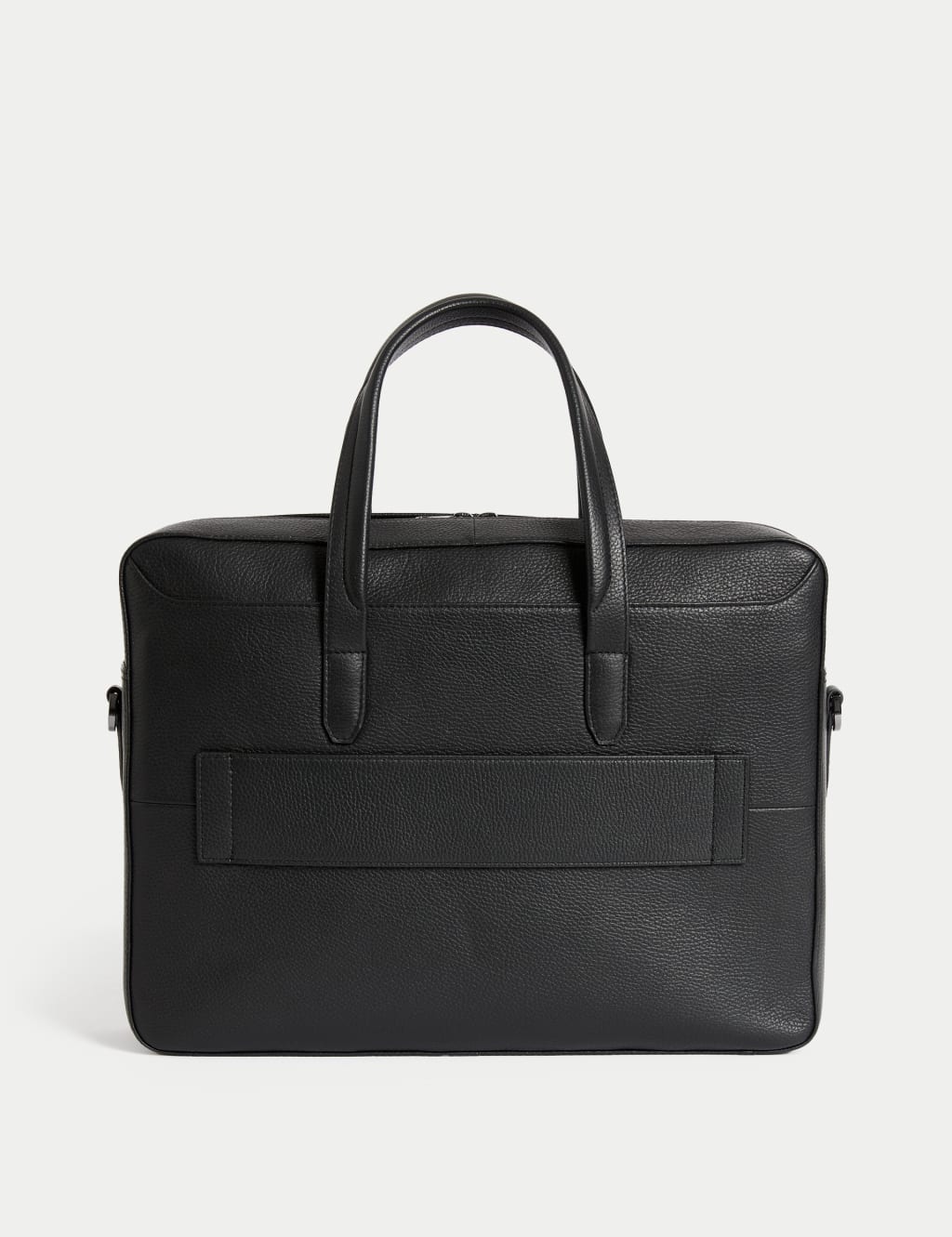 Leather Pebble Grain Laptop Bag 3 of 4