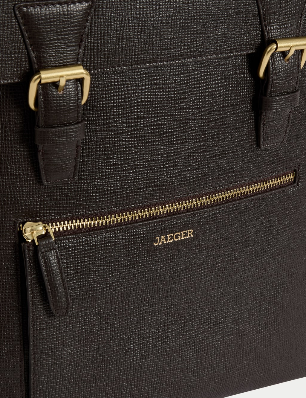 Leather Buckle Backpack 2 of 4
