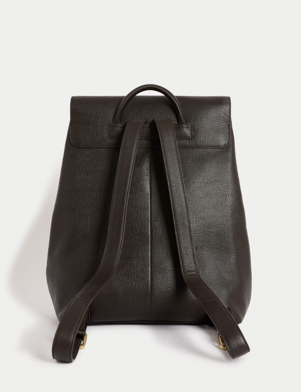 Leather Buckle Backpack 3 of 4