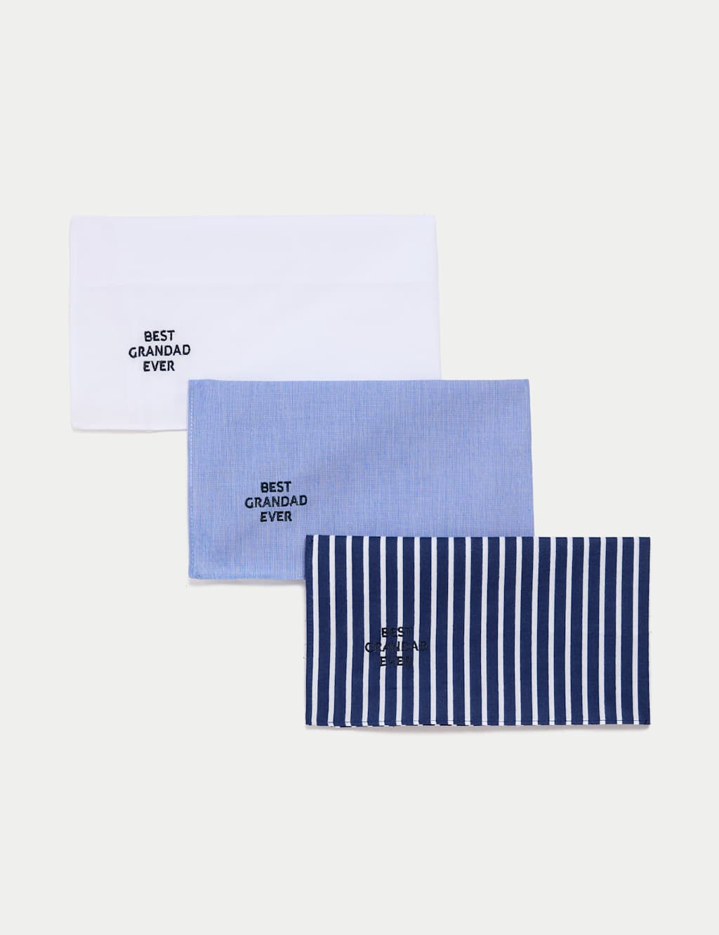3pk Antibacterial Pure Cotton Handkerchiefs 2 of 3