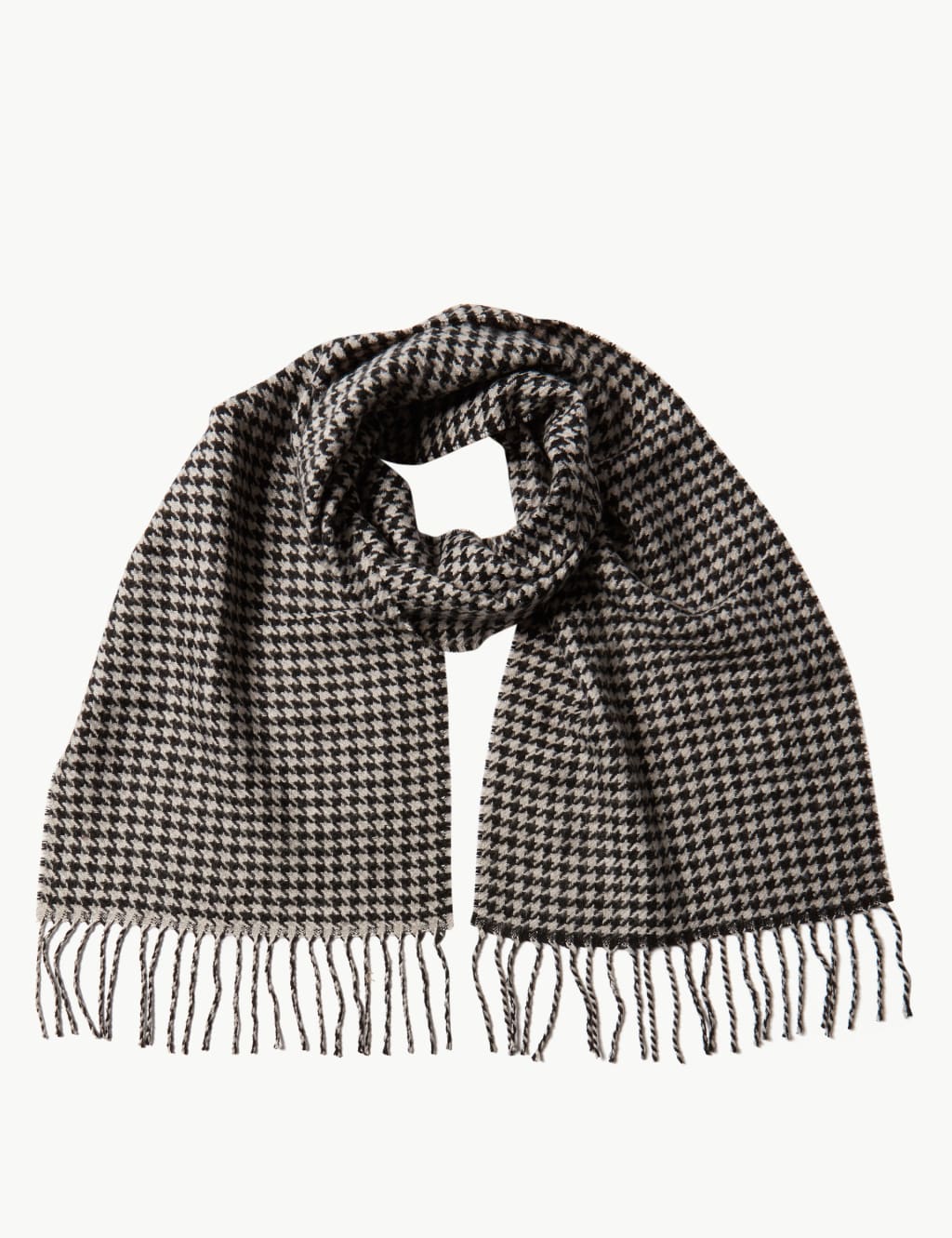 Dogstooth Woven Scarf 2 of 4