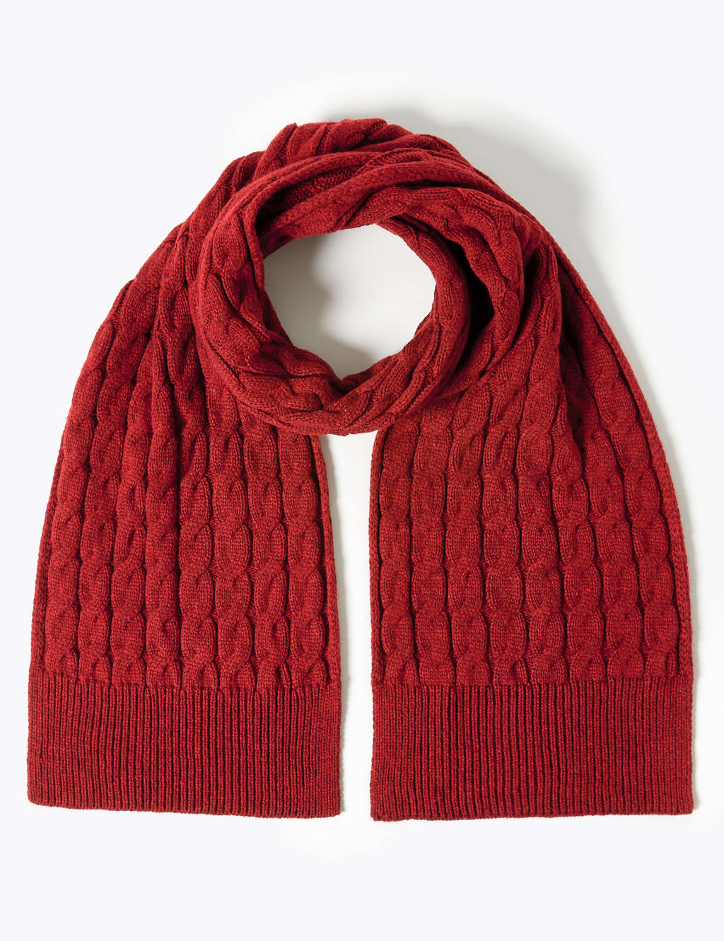 Cable Knit Scarf 1 of 4