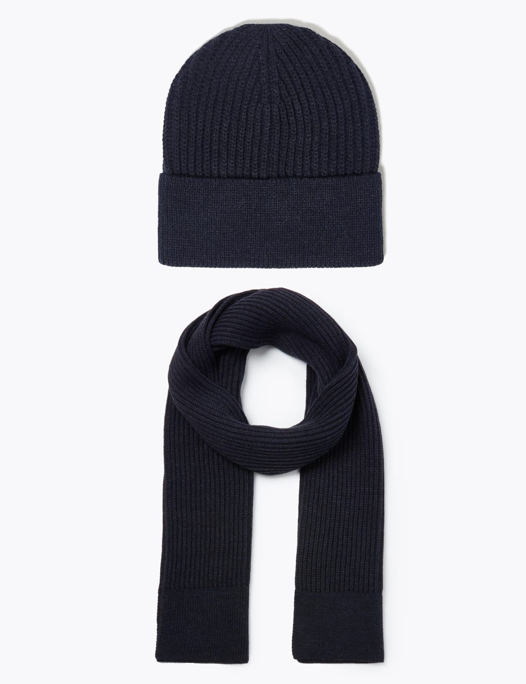 Supersoft Knitted Beanie and Scarf Set 1 of 1