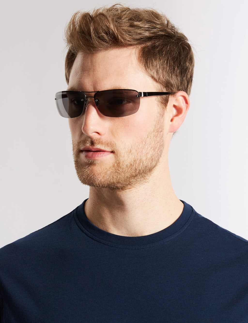 Semi Rimless Sunglasses 2 of 5