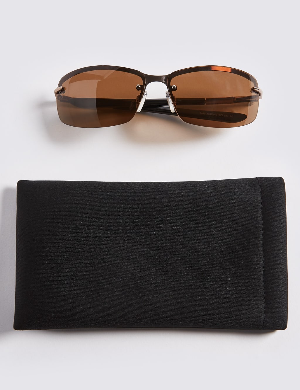 Semi Rimless Sunglasses M S Collection M S